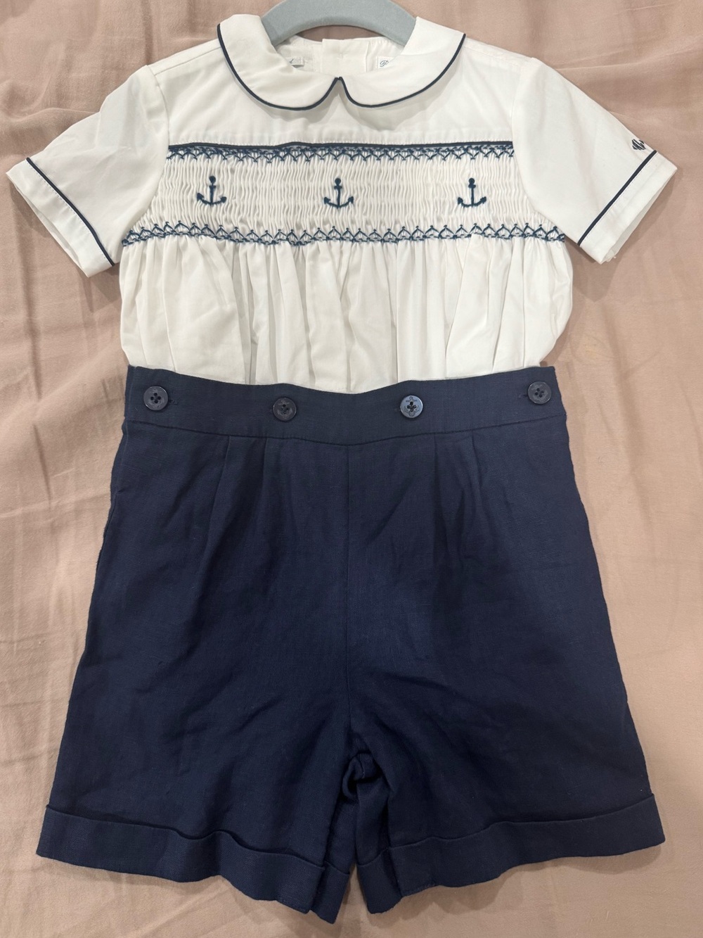 Ralph Lauren White with Navy sailor set